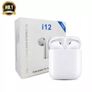 Airpods Bluetooth Headphones (TWS I12) New